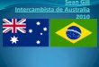 Apresentação do Intercambista Sean Gill da Austrália no Rotary Club de Santos