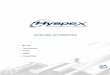 Catálogo de Produtos - Hyspex Aluminio