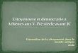 Citoyenneté et démocratie à Athènes (V-IVè siècles)