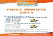 First minute 2011