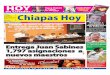Chiapas HOY Domingo 06 de Septiembre en Portada & Contraportada