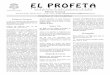 Hoja dominical "El Profeta". Domingo 18 Marzo 2012