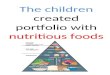Childrens' portfilio about nutritius foods