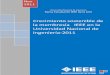 Crecimiento sostenible de la membresia IEEE en la UNI