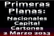 Primeras Planas Nacionales y Cartones 2 Marzo 2013
