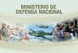 Informe del Ministerio de defensa Nacional