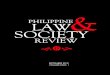 Philippine Law and Society Review Volume 2, Number 1