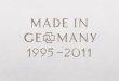 Made In Germany 1995 - 2011 (Digital booklet)