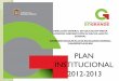 Plan Institucional 2012-2013