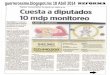 Cuesta a diputados 10 mdp monitoreo| AUMENTA GASTO DE COMIDA EN SAN LÁZARO