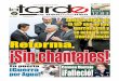 25 Febrero 2013, Reforma ¡Sin chantajes!