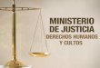 Informe Ministerio de Justicia