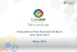 Evaluación al Plan Nacional del Buen Vivir 2013-2017 - Mayo 2014