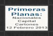 Primeras Planas Nacionales y Cartones 12 Febrero 2013