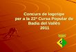 Concurs logotips Cursa Popular Badia del Vallès 2011