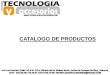CATALOGO TECNOLOGIA Y ACCESORIOS C.A