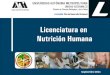 Licenciatura en Nutrición humana