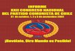 Informe XXII congreso nacional del partido comunista de chile