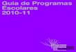 Guia de Programas Escolares 2010/2011