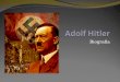 biografia de Hitler