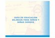 Guia de Educación Bilingüe para niños y niñas sordos