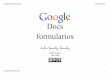 Google Docs: formularios