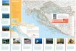 Cestovná a turistická mapa Chorvátska