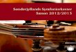 Sønderjyllands Symfoniorkester sæsonplan 2012/2013
