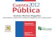 Cuenta Pública Intendencia y Gobierno Regional Araucanía 2012