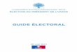 Congrès de l'UMP 2014 - guide électoral