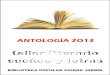 Taller literario sueños y letras antonología 2013