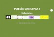 Poesía creativa- I: Caligramas