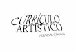 Currículo Artístico - Pedro Balduino