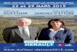 Pezenas okPEZENAS - Carnet de Campagne : Géraldine SANCHEZ-D'ETTORE et Gérard DUFFOUR à PEZENAS