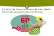 Intervention "60 ans des Gîtes de France" par Guy PATUREL et Danièle FACHINETTI (Gites de France Ain