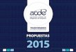 ACDE - Propuesta de auspicio 2015