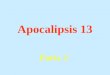 Apocalipsis 13 Parte 2,