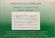Adolfo Mejia Obras Completas Para Piano