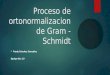Proceso de Ortonormalizacion de Gram - Shmidt
