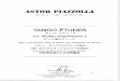 Astor Piazzolla, Tango Etudes pour saxophone alto et piano