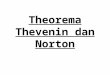 Theorema Thevenin Dan Norton