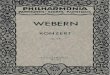Concerto Op.24 Anton Webern