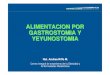 Alimentacion Gastrostomia Yeyunostomia Nut Riffo