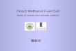 Direct Methanol Fuel Cell Study on anode and cathode catalysts 曹殿学