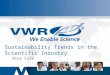 Sustainability Trends in the Scientific Industry Nina Cole