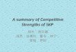 A summary of Competitive Strengths of SKP 组长：周文晶 成员：涂意玲，夏令，林宁， 邬俊，罗盼