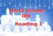 Unit2 School life Reading 1 预习检测与导入 学习目标 1. 知识目标 Words: m ixed ， offer ， French ， end ， foreign ， baseball ， Language ， win ， during ，