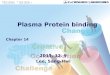 『창의적 예측경영』『 효율적 내실경영 』 Plasma Protein binding 2015. 12. 9 Lee, Sang-Hwi Chapter 14