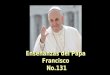 Enseñanzas del Papa Francisco No.131 Enseñanzas del Papa Francisco No.131