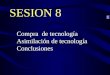 SESION 8 Compra de tecnología Asimilación de tecnología Conclusiones